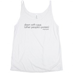 down with o.p.p. slouchy tank