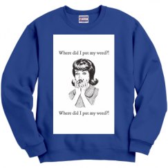 Unisex Film and Foil Crewneck Sweatshirt