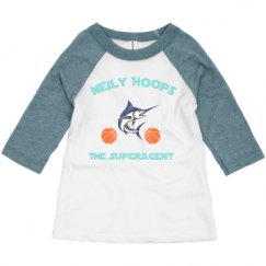 Toddler 3/4 Sleeve Raglan Tee