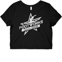 Ladies Slim Fit Crop Top Tee