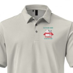 adidas Space-Dyed Polo Shirt