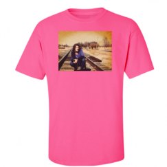 Unisex Ultra Cotton Safety Neon Crewneck Tee