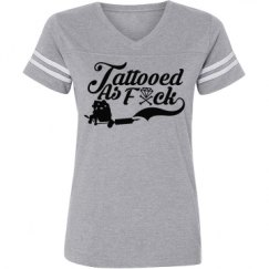 Ladies Relaxed Fit Vintage Sports Tee