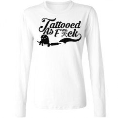 Ladies Relaxed Fit Basic Long Sleeve Tee