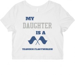 Ladies Slim Fit Crop Top Tee