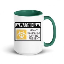 15oz Ceramic Mug with Color Inside