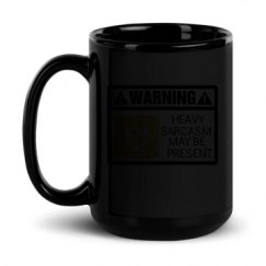 15oz Black Glossy Mug