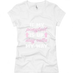 Ladies Slim Fit Basic Promo Jersey Tee