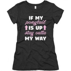 Ladies Slim Fit Super Soft Triblend Tee