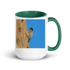 15oz Ceramic Mug with Color Inside