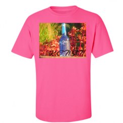 Unisex Ultra Cotton Safety Neon Crewneck Tee