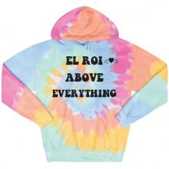 Unisex Tie-Dye Fleece Hoodie