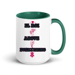 15oz Ceramic Mug with Color Inside