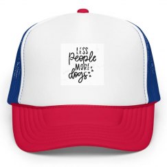 Less People More Dogs🐾Hat