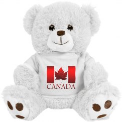 Canada Teddy Polar Bear Canada Stuffed Animals