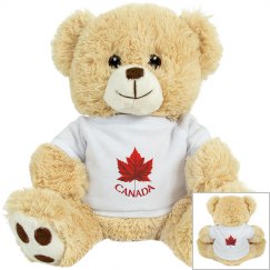 Canada Grizzly Teddy Bear Canada Stuffed Animals
