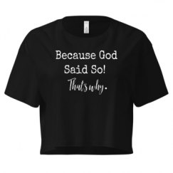 Ladies Festival Cali Crop Top Tee