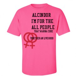 Unisex Ultra Cotton Safety Neon Crewneck Tee