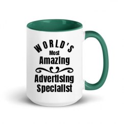 15oz Ceramic Mug with Color Inside