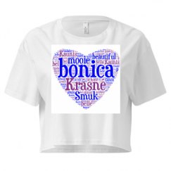 Ladies Festival Cali Crop Top Tee