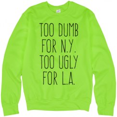 Unisex Neon Crewneck Sweatshirt