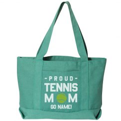 Proud Tennis Mom Custom Tote
