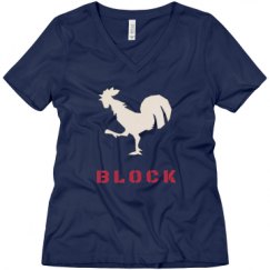 Ladies Relaxed Fit V-Neck Tee