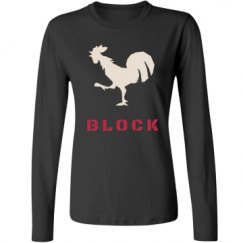 Ladies Relaxed Fit Basic Long Sleeve Tee