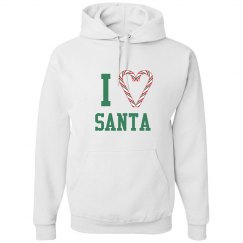 Santa Hoodie i_heart_santa
