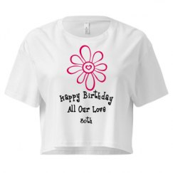 Ladies Festival Cali Crop Top Tee