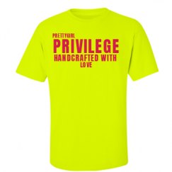 Unisex Ultra Cotton Safety Neon Crewneck Tee