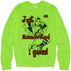 Unisex Neon Crewneck Sweatshirt