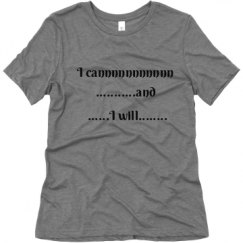 Ladies Relaxed Fit Super Soft Triblend Tee