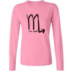 Ladies Relaxed Fit Basic Long Sleeve Tee
