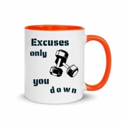 11oz Ceramic Mug with Color Inside