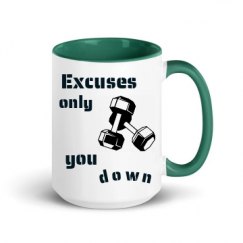 15oz Ceramic Mug with Color Inside