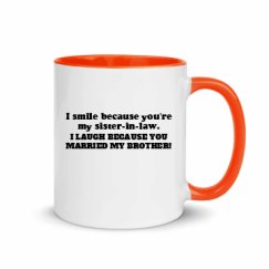 11oz Ceramic Mug with Color Inside