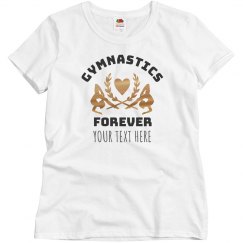 Metallic Custom Gymnastics Forever