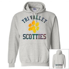 TV Glitter w/name on back