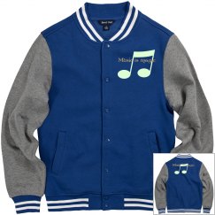 Music is magic blue jacket