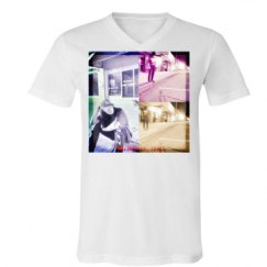 Unisex V-Neck Jersey Tee