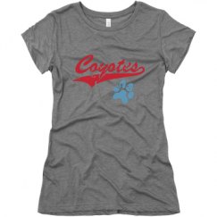 Ladies Slim Fit Super Soft Triblend Tee