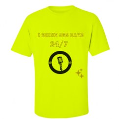 Unisex Ultra Cotton Safety Neon Crewneck Tee