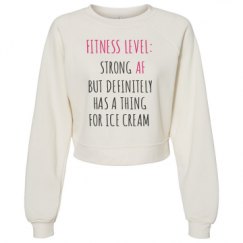 Women's Raglan Pullover Fleece