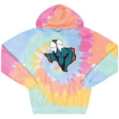 Unisex Tie-Dye Fleece Hoodie