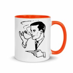 11oz Ceramic Mug with Color Inside