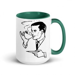 15oz Ceramic Mug with Color Inside