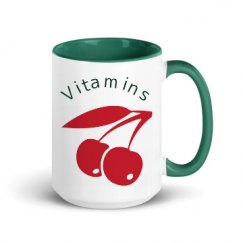 15oz Ceramic Mug with Color Inside