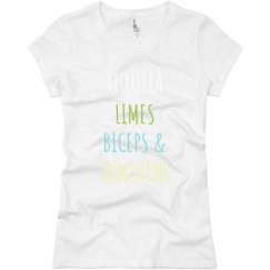 Ladies Slim Fit Basic Promo Jersey Tee