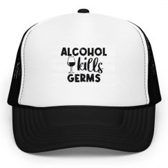 Alcohol Kills Germs Hat 